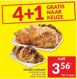 Intermarché Gevulde croissants aanbieding