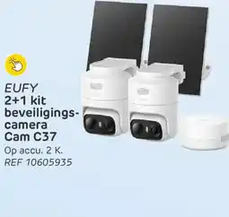 Brico EUFY 2+1 kit beveiligings camera Cam C37 aanbieding