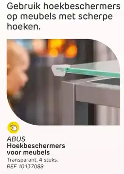 Brico ABUS Hoekbeschermers voor meubels aanbieding