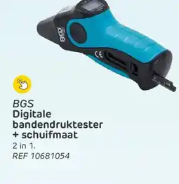 Brico BGS Digitale bandendruktester + schuifmaat aanbieding