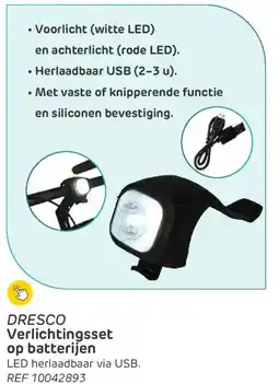 Brico Dresco Verlichtingsset op batterijen aanbieding