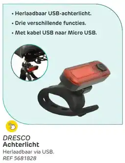 Brico Dresco Achterlicht aanbieding