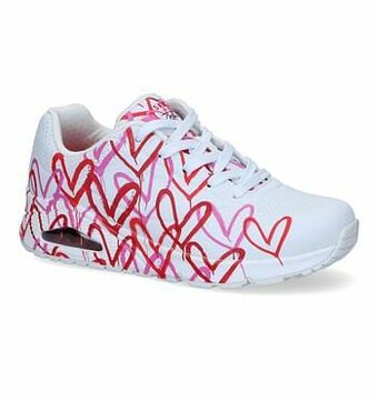 Torfs Skechers Uno Spread The Love Witte Sneakers aanbieding