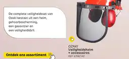Brico OZAKI Veiligheidshelm + accessoires aanbieding
