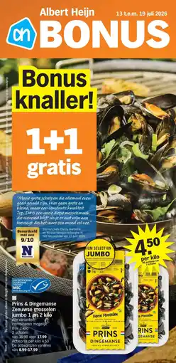 Albert Heijn Prins & dingemanse zeeuwse mosselen jumbo aanbieding