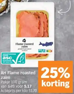 Albert Heijn Ah flame roasted zalm aanbieding