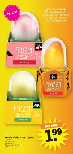 Albert Heijn Friends of asia frozen dessert aanbieding