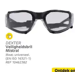 Brico DEXTER Veiligheidsbril Mistral aanbieding