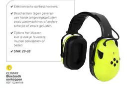 Brico CLIMAX Bluetooth oorkappen aanbieding