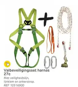 Brico Valbeveiligingsset harnas 27c aanbieding