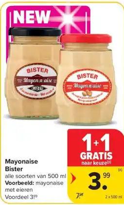 Carrefour Mayonaise Bister aanbieding