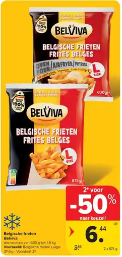 Carrefour Belgische frieten Belviva aanbieding