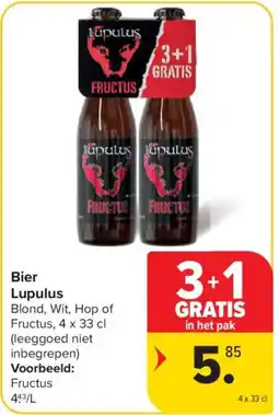 Carrefour Bier Lupulus aanbieding