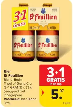 Carrefour Bier St Feuillien aanbieding