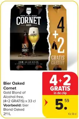 Carrefour Bier Oaked Cornet aanbieding