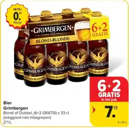 Carrefour Bier Grimbergen aanbieding