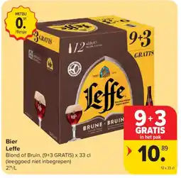 Carrefour Bier Leffe aanbieding