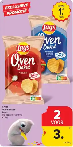 Carrefour Chips Oven Baked Lay's aanbieding