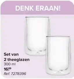Carrefour Theeglazen aanbieding