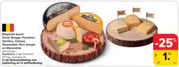 Carrefour Belgische kazen Orval, Brugge, Flandrien, Val-Dieu, Chimay, Passendale, Père Joseph en Wynendale aanbieding