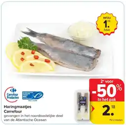 Carrefour Haringmaatjes Carrefour aanbieding