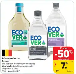 Carrefour Afwasproducten Ecover aanbieding
