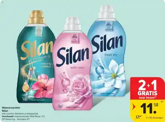 Carrefour Wasverzachter Silan aanbieding