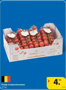 Carrefour Kratje troskerstomaten aanbieding
