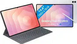 Coolblue Samsung Galaxy Tab S11 Ultra 14,6 inch 256GB Wifi Zilver + Toetsenbord Hoes AZERTY aanbieding