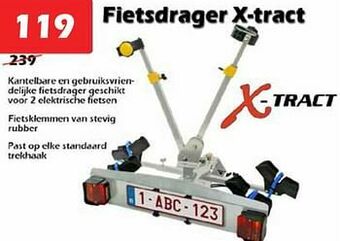 iTEK Fietsdrager x-tract aanbieding