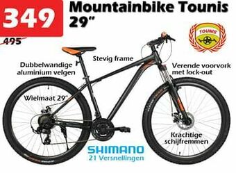 iTEK Mountainbike tounis 29`` aanbieding