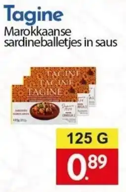 Tanger Markt Tagine Marokkaanse sardineballetjes in saus aanbieding