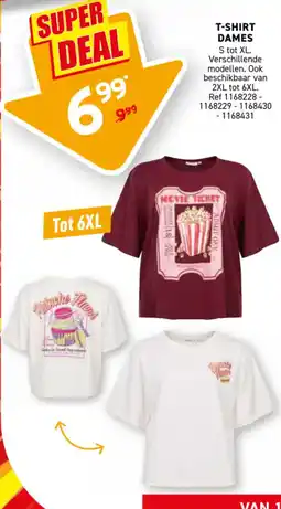 Trafic T-SHIRT DAMES aanbieding