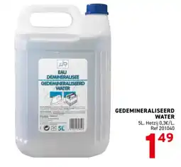 Trafic GEDEMINERALISEERD WATER aanbieding