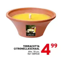 Trafic TERRACOTTA CITRONELLASCHAAL aanbieding