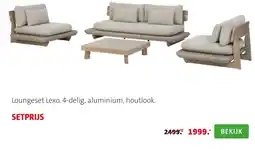 Intratuin L lounge set Lexo aanbieding