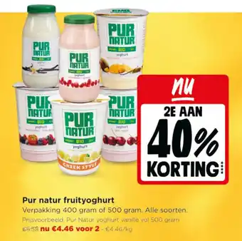 Jumbo Pur natur fruityoghurt aanbieding