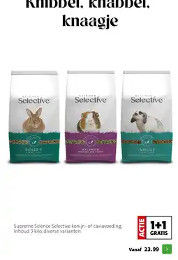 Intratuin Supreme Science Selective konijn- of caviavoeding aanbieding
