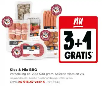 Jumbo Kies & Mix BBQ aanbieding