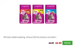 Intratuin Whiskas kattenvoeding aanbieding