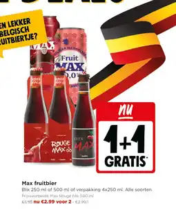 Jumbo Max fruitbier aanbieding