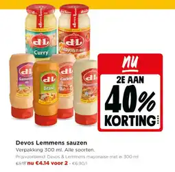 Jumbo Devos Lemmens sauzen aanbieding