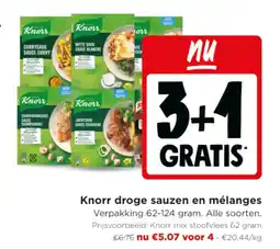 Jumbo Knorr droge sauzen en mélanges aanbieding