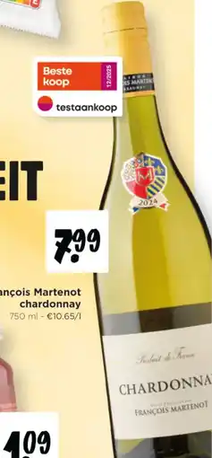 Jumbo François Martenot chardonnay aanbieding