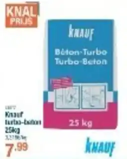 Cevo Knauf turbo-beton aanbieding