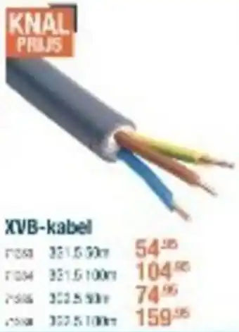 Cevo XVB-kabel aanbieding