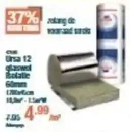 Cevo Ursa 12 glaswol isolatie aanbieding