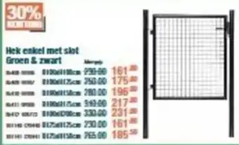 Cevo Hek enkel met slot aanbieding
