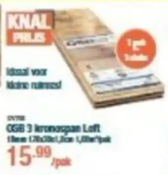 Cevo OSB 3 kronospan Loft aanbieding