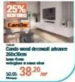 Cevo Cando wood decowall advance aanbieding